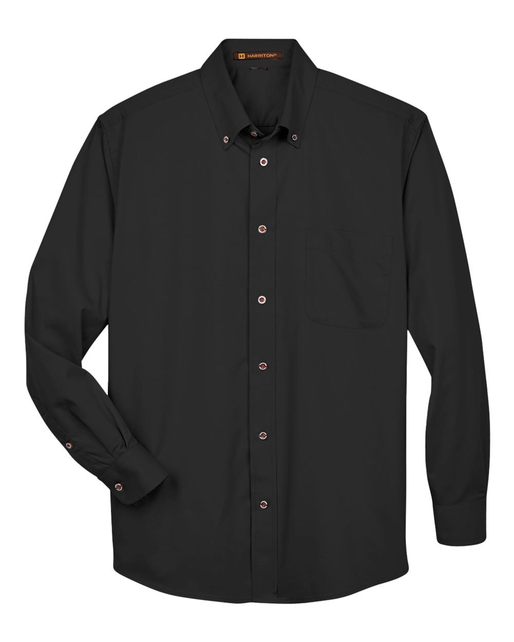 Harriton M500T Men's Tall Easy Blend™ Twill Dress Shirt
