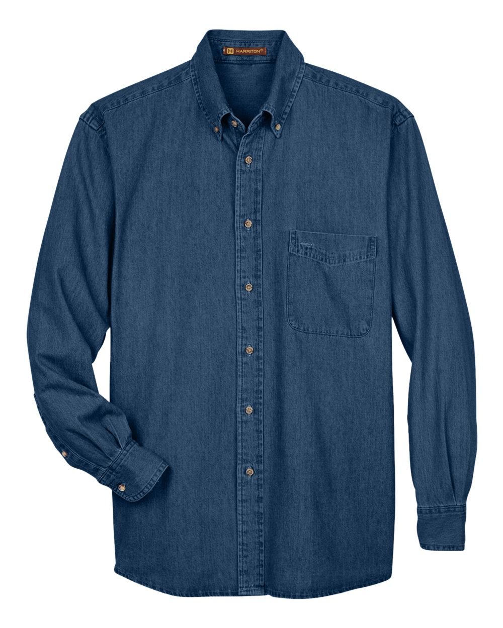 Harriton M550 Men's Denim Shirt