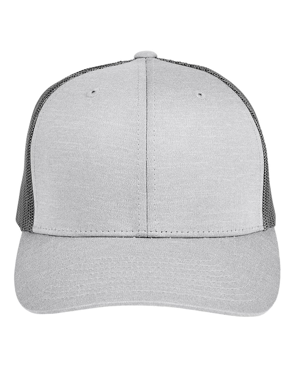 Team 365 TT802 Zone Sonic Heather Trucker Cap by Yupoong