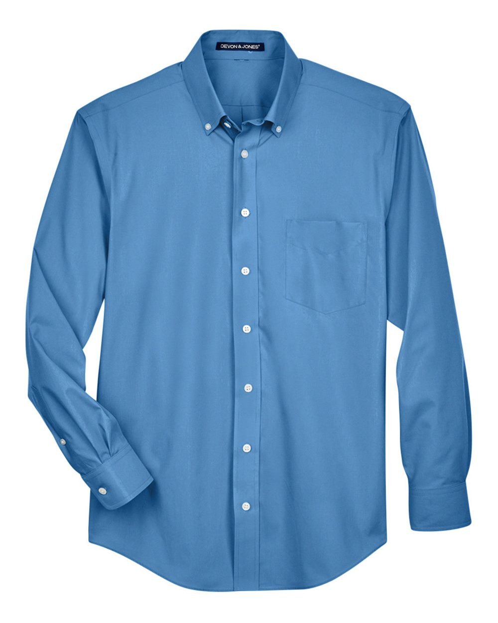 Devon & Jones D620T Men's Tall Crown Collection® Broadcloth Woven Dress Shirt