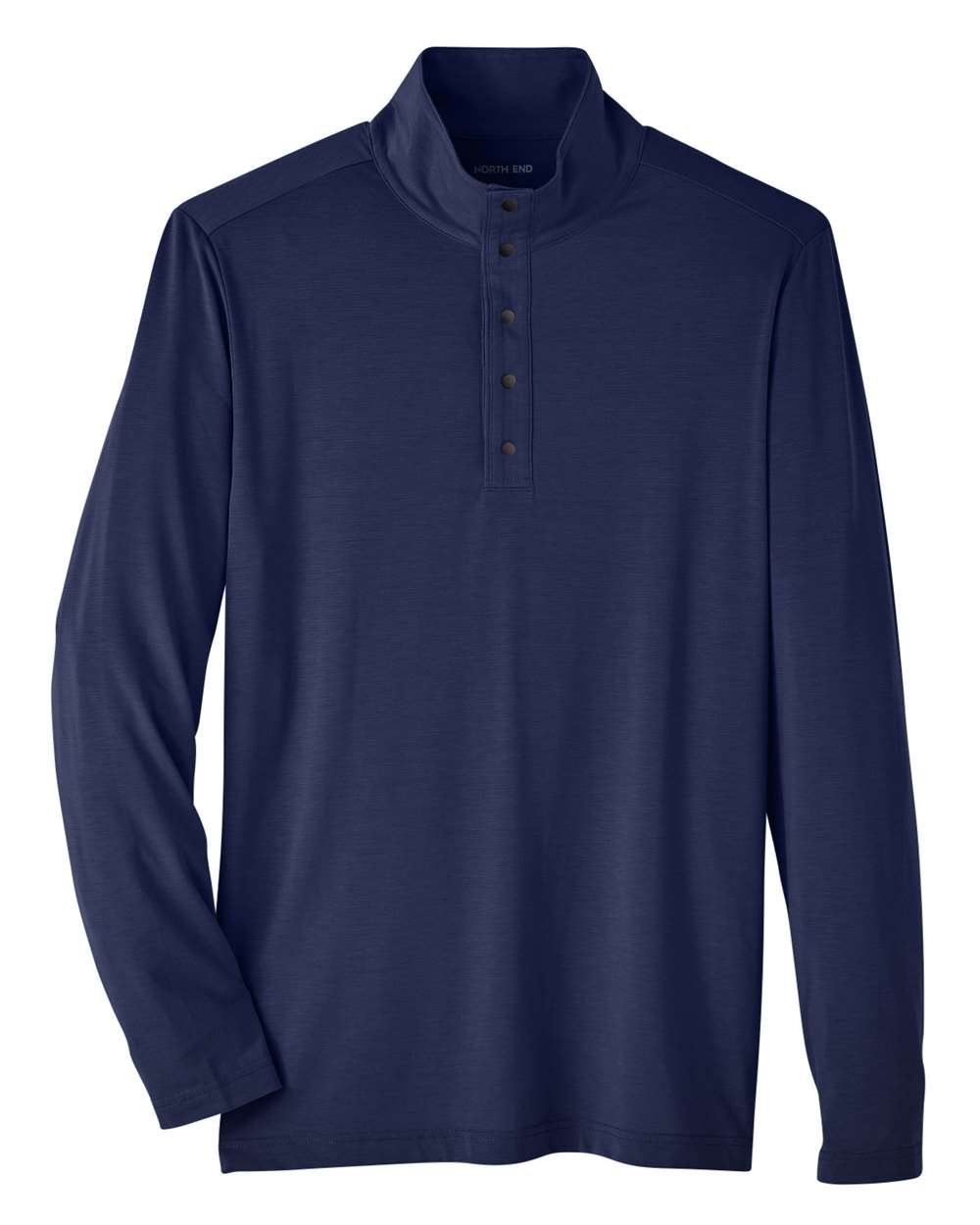 North End NE400 Men's JAQ Stretch Performance Snap-Neck Pullover