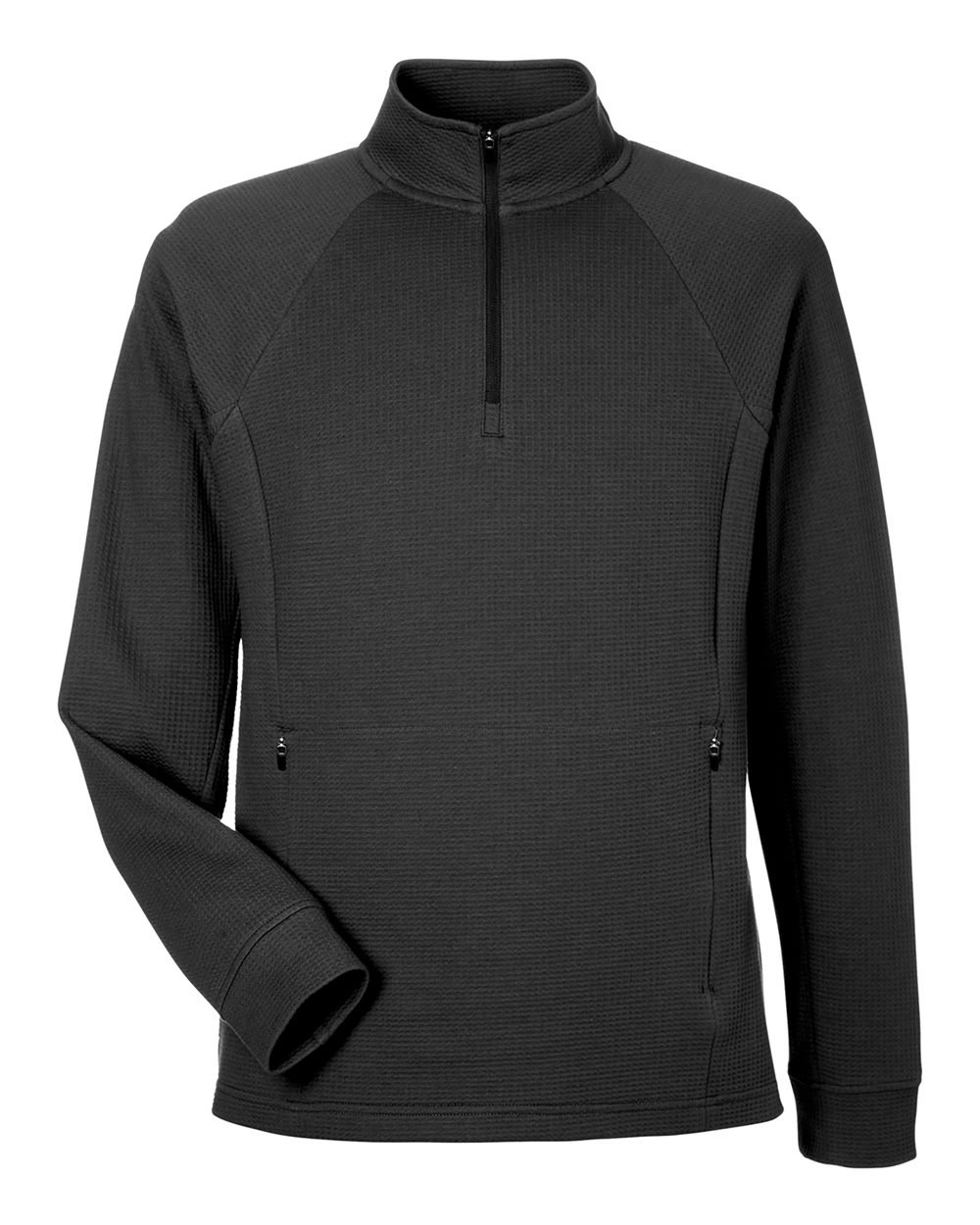 North End NE200 Men's Rhythm Waffle Quarter-Zip Pullover
