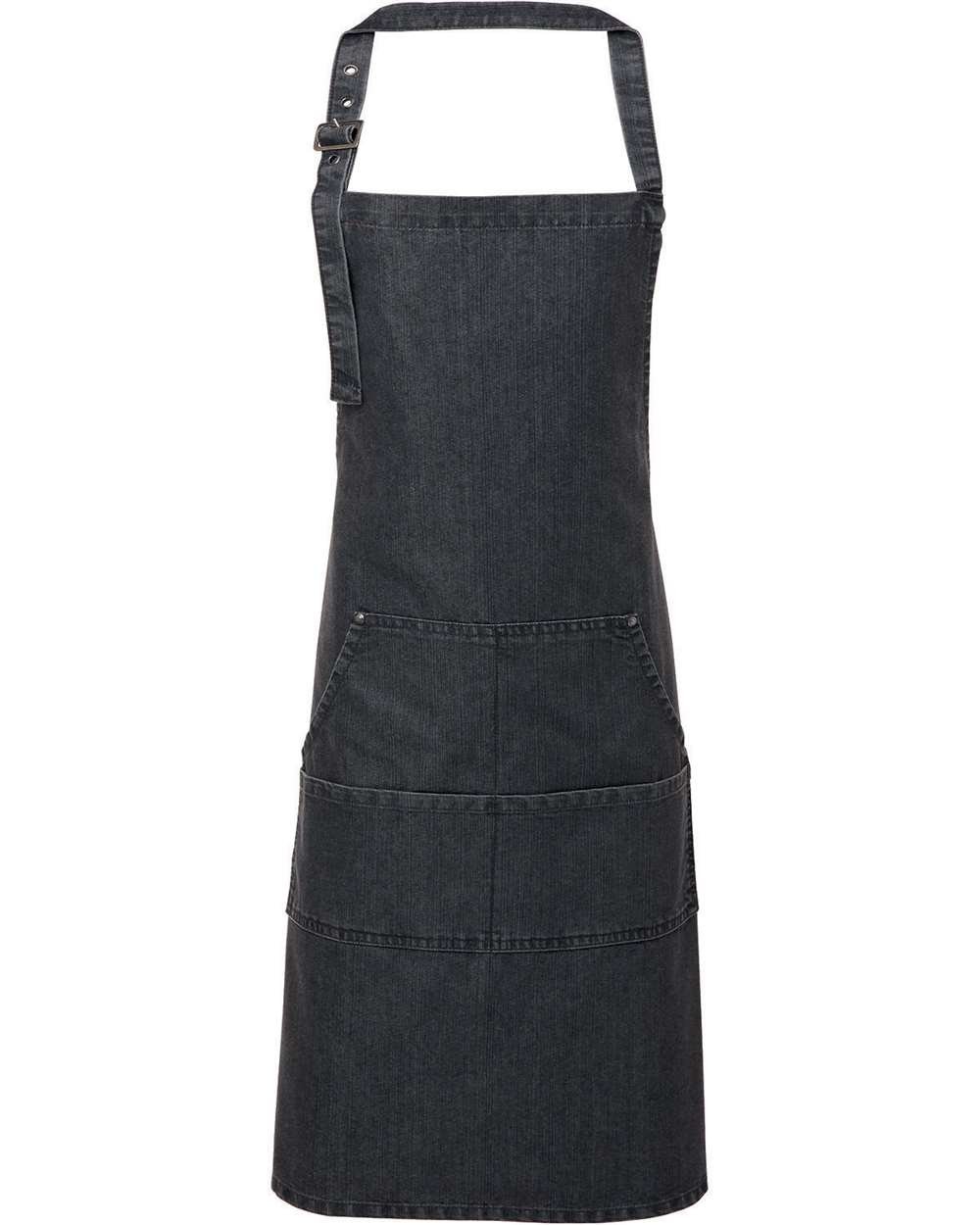 Artisan Collection by Reprime RP126 Jeans Stitch Denim Bib Apron