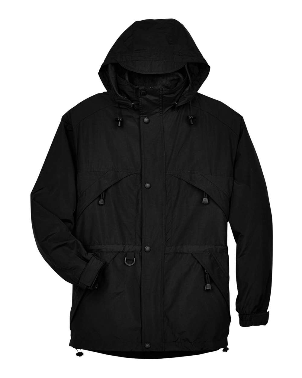 North End 88007 Men's 3-in-1 Parka with Dobby Trim