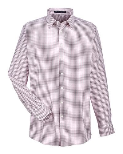 Devon & Jones DG540 Men's CrownLux Performance® Micro Windowpane Woven Dress Shirt